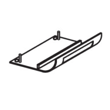 Oaklok paragon 2128 underseat bookrack
