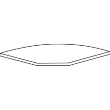 Corner Table Radius Modular