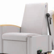 Cove recliner transfer arm