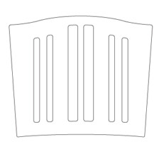 Plylok AWB6 S 6 slot back