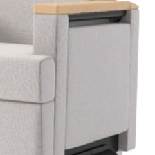 Accord option fabric arm insert panel