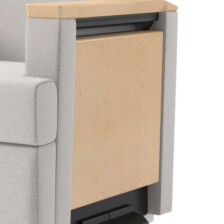 Accord option wood arm insert